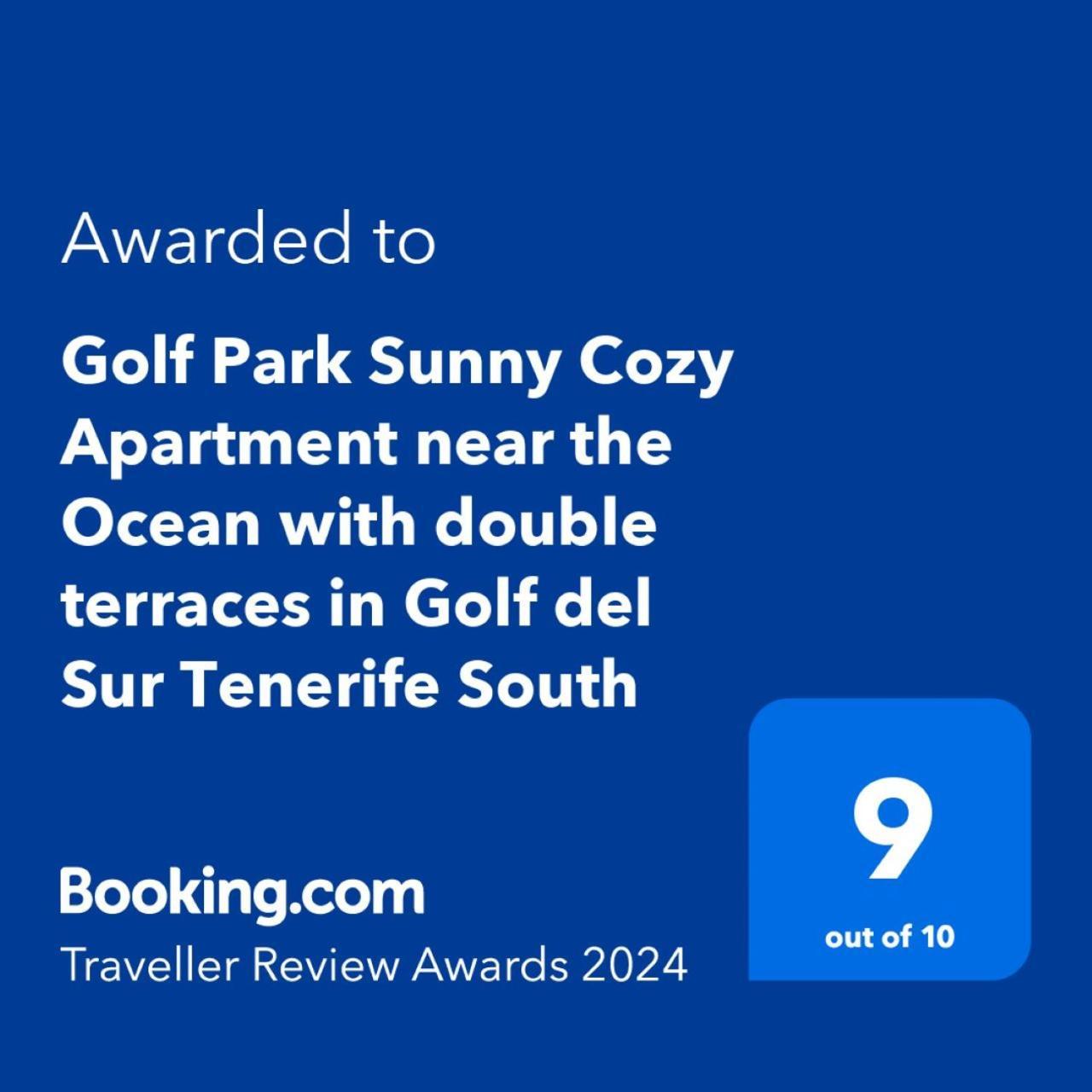 Bookinn Golf Park Sunny Cozy Apartment Near The Ocean With Large Double Terraces, Fiber Wifi, 3 Pools, Bbq Tenerife South San Miguel de Abona Eksteriør bilde